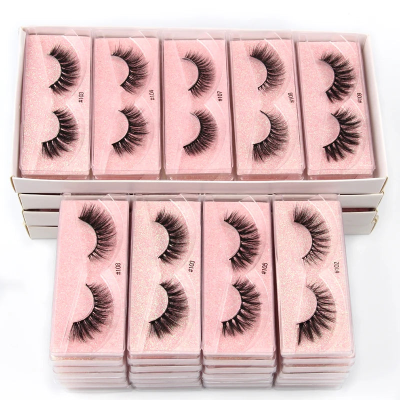 YSDO 3D Mink Strip Eyelashes Natural Soft False Lashes