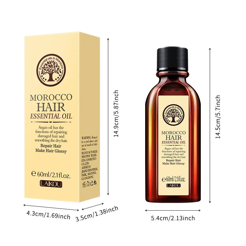 Laikou Morocco Argan Hair Essential Oil Set 4 Pieces