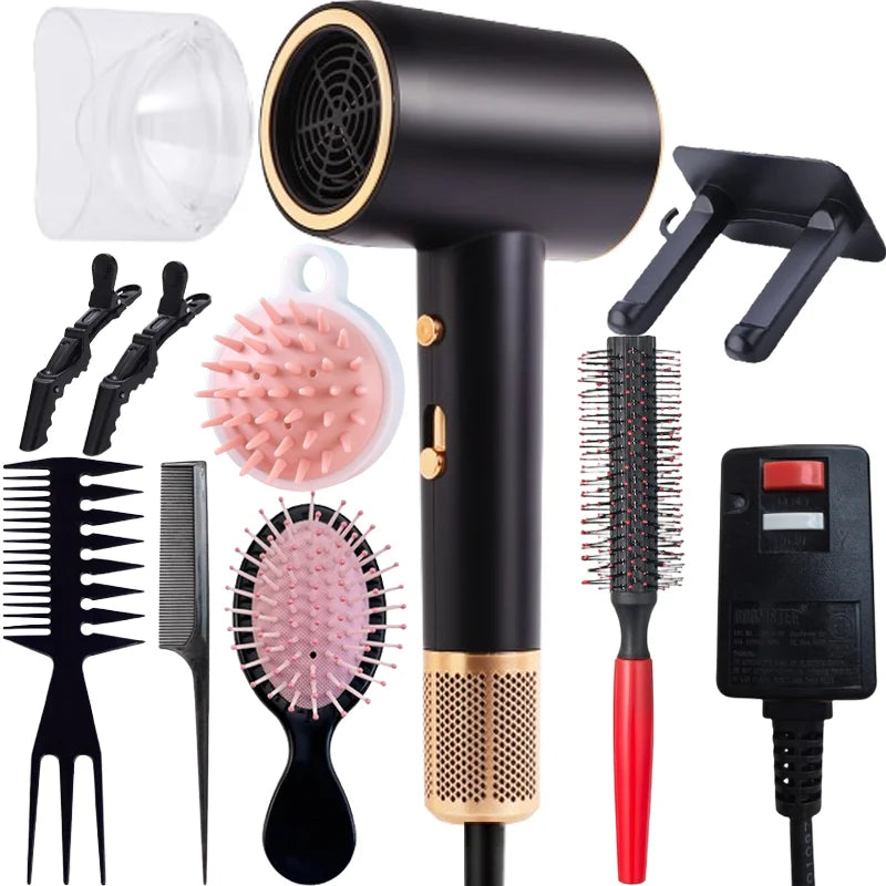 B Beichen 1400W Anion Wall Mounted Hair Dryer Kit Home