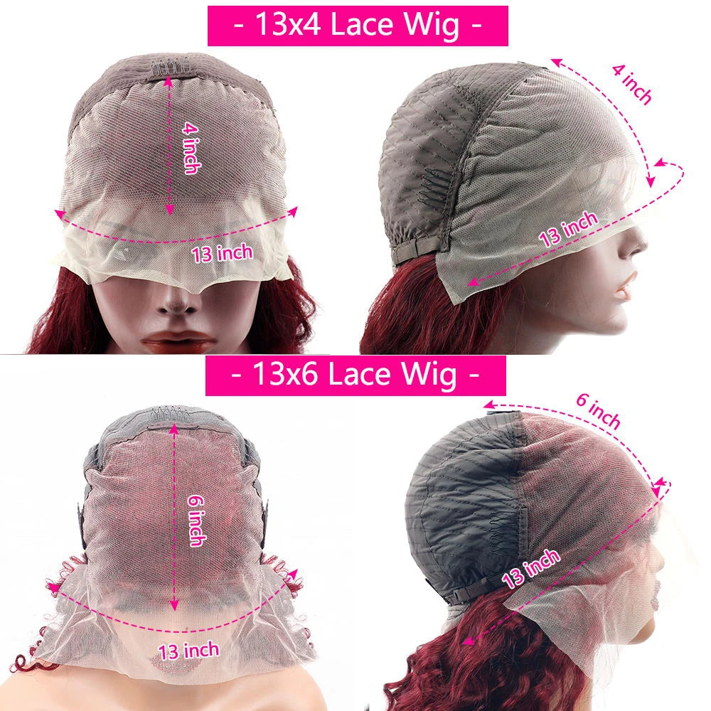 Eddfine Brazilian Remy Hair Lace Front Wig Body Wave