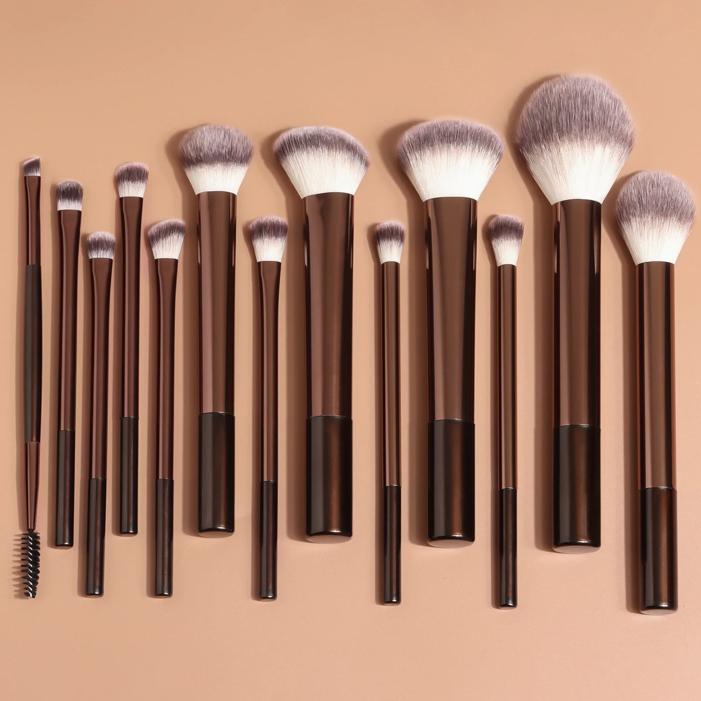 13 Piece Makeup Brush Set For Face Foundation Concealer Blush