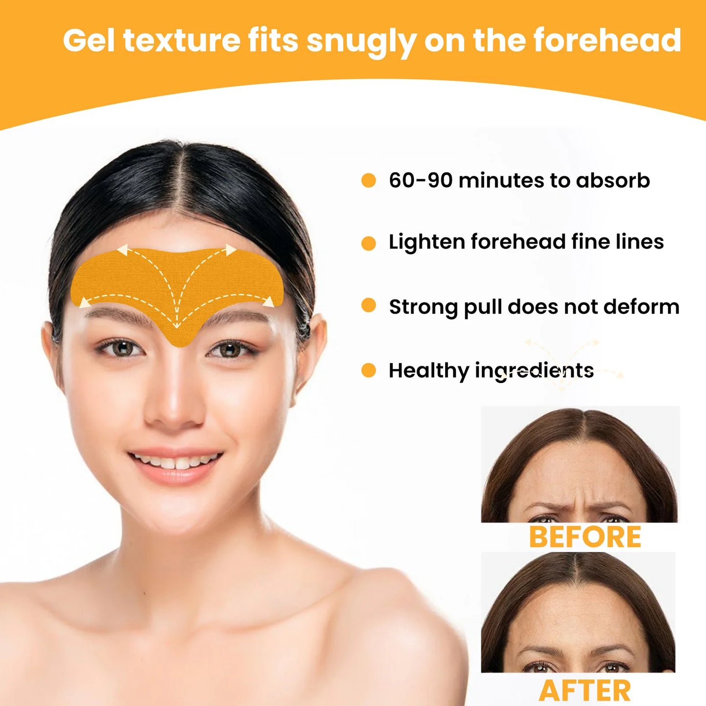 Eelhoe Forehead Wrinkle Patch Hydrating Anti Aging Firming