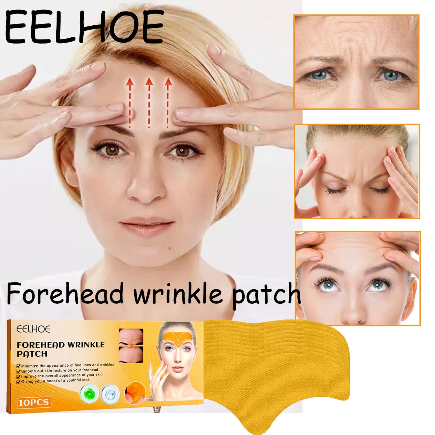 Eelhoe Forehead Wrinkle Patch Hydrating Anti Aging Firming