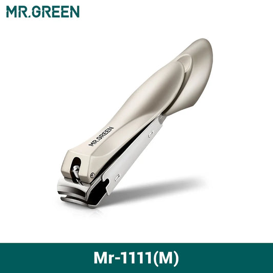 MR.GREEN Nail Clippers Stainless Steel Anti Splash Fingernail Cutter