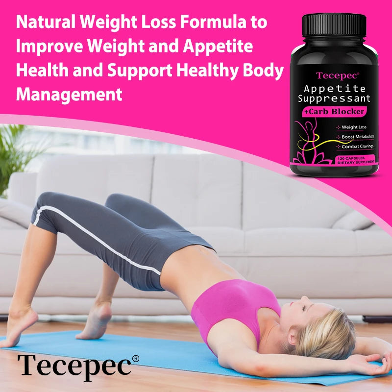 Tecepec Natural Weight Loss Dietary Supplement With Glucomannan
