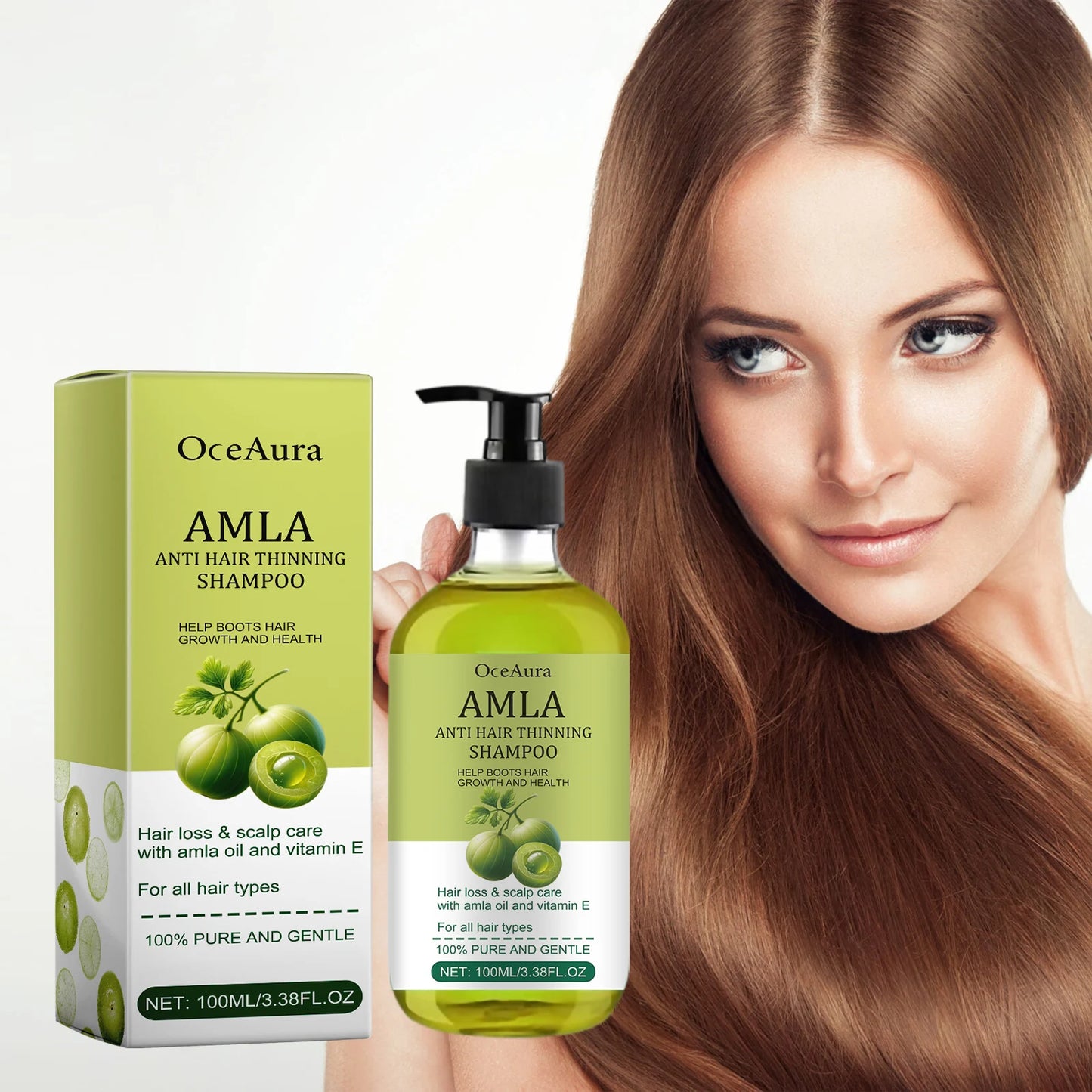OceAura Anti Dandruff Hair Shampoo For Scalp Care And Frizz