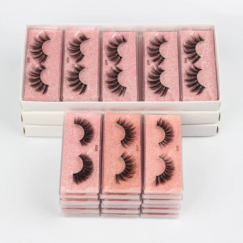 YSDO 3D Mink Strip Eyelashes Natural Soft False Lashes