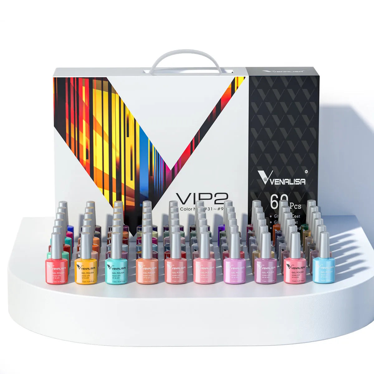 Venalisa UV LED Gel Polish Kit With Base Top Coat