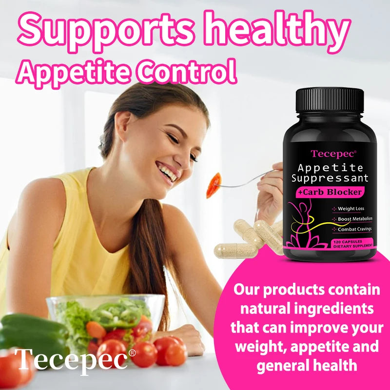 Tecepec Natural Weight Loss Dietary Supplement With Glucomannan