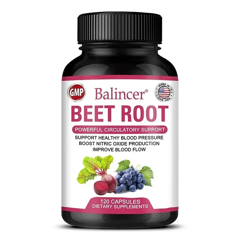 Balincer Organic Beetroot Capsules For Circulation