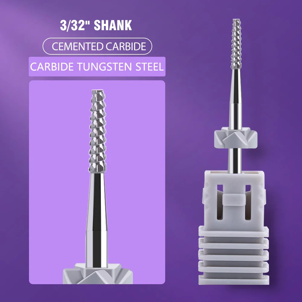 Stainless Steel Nail Drill Bit for Manicure Pedicure Tools