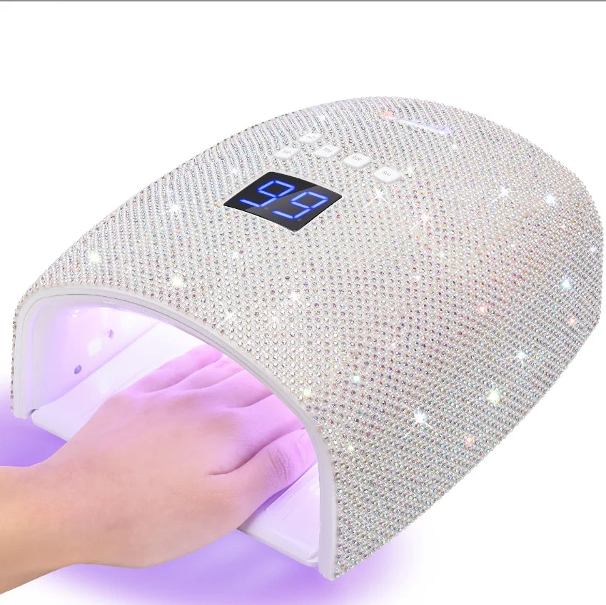 SAYSALLY 66W Rhinestones UV LED Nail Lamp With Removable Tray