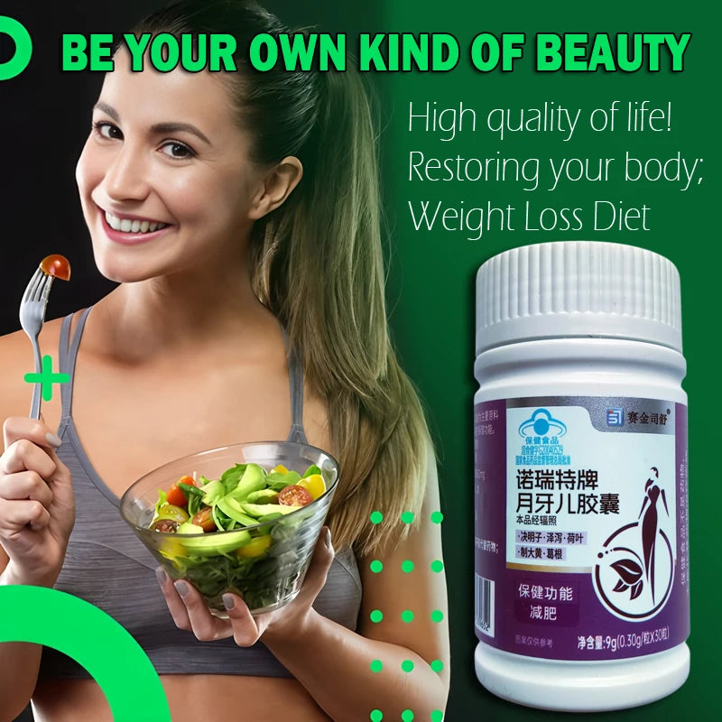 Herbal Detox Capsules With Cassia Seed And Alisma By Manufacturer