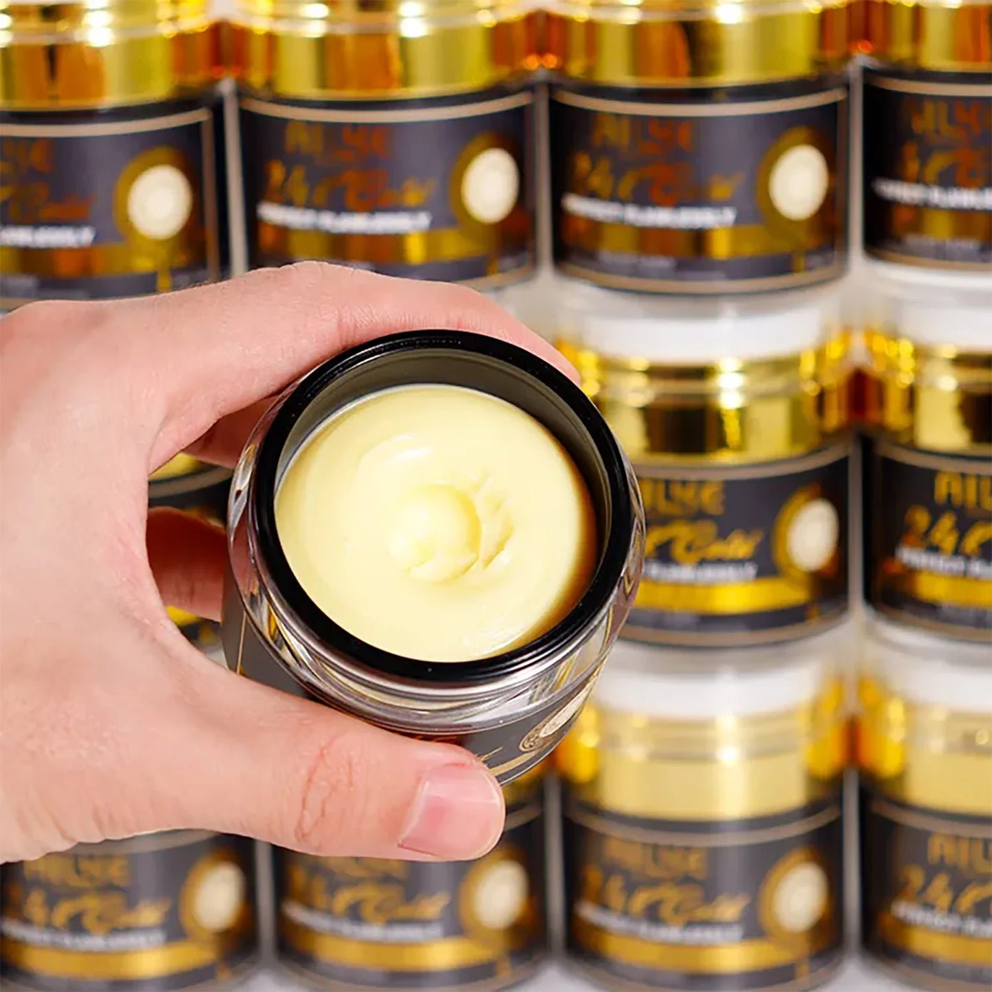 AILKE 24K Gold Collagen Cream Whitening Anti Aging Facial Care Set