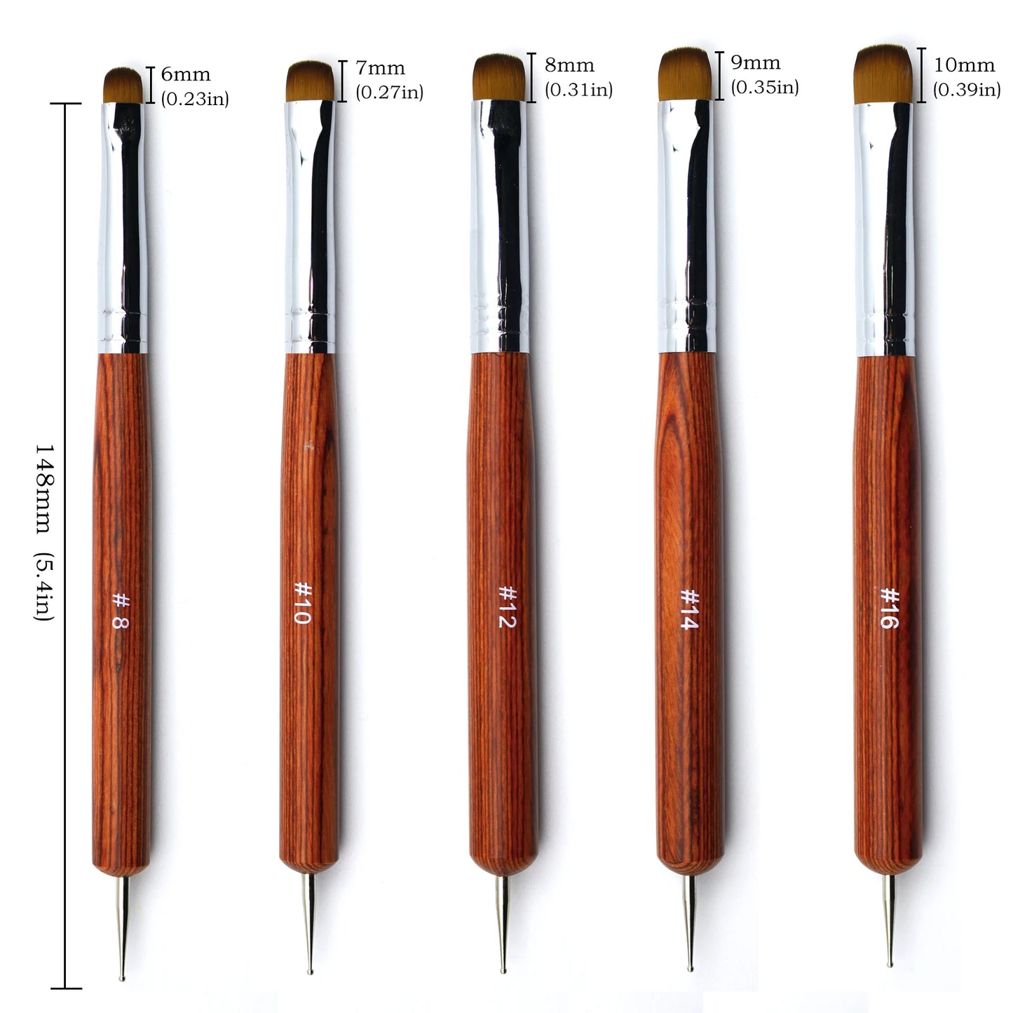 French Nail Art Brush Set Dual End Dotting Pen Kit