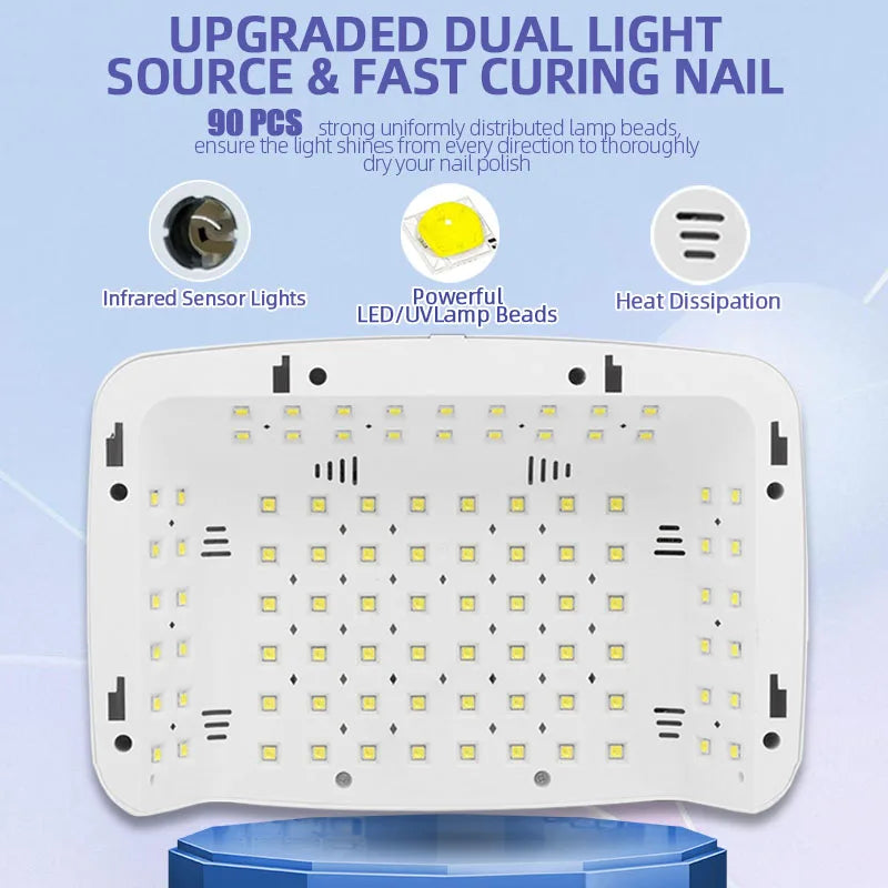 DianaBeauty 90LEDs UV Nail Dryer Lamp for Gel Polish Curing