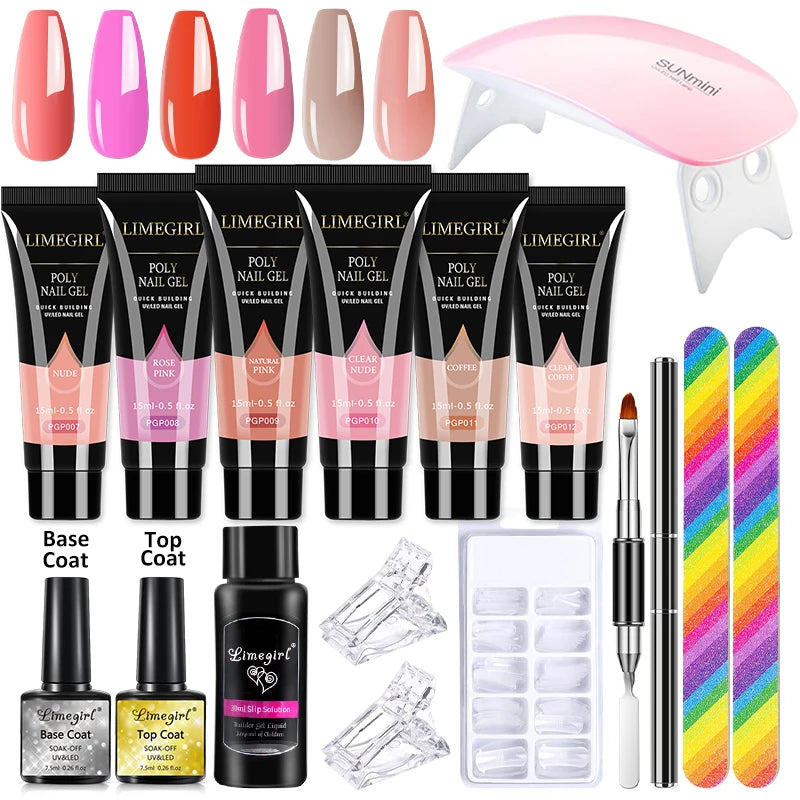 Limegirl Acrylic Manicure Kit UV LED Gel Varnish Set