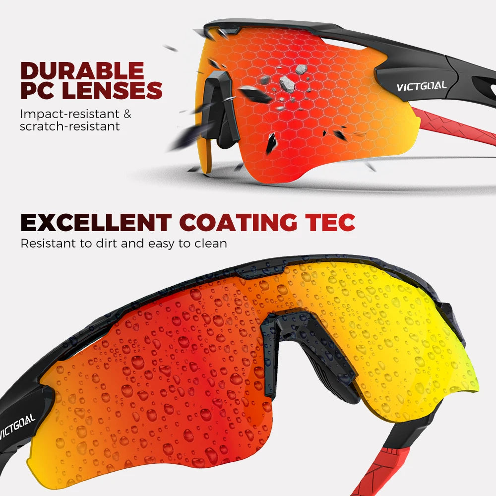Victgoal Photochromic Cycling Sunglasses For Sports And UV400 Protection