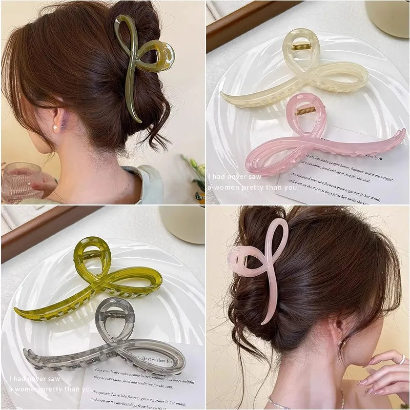 Elegant Bow Hair Claw For Women And Girls Hair Accessories