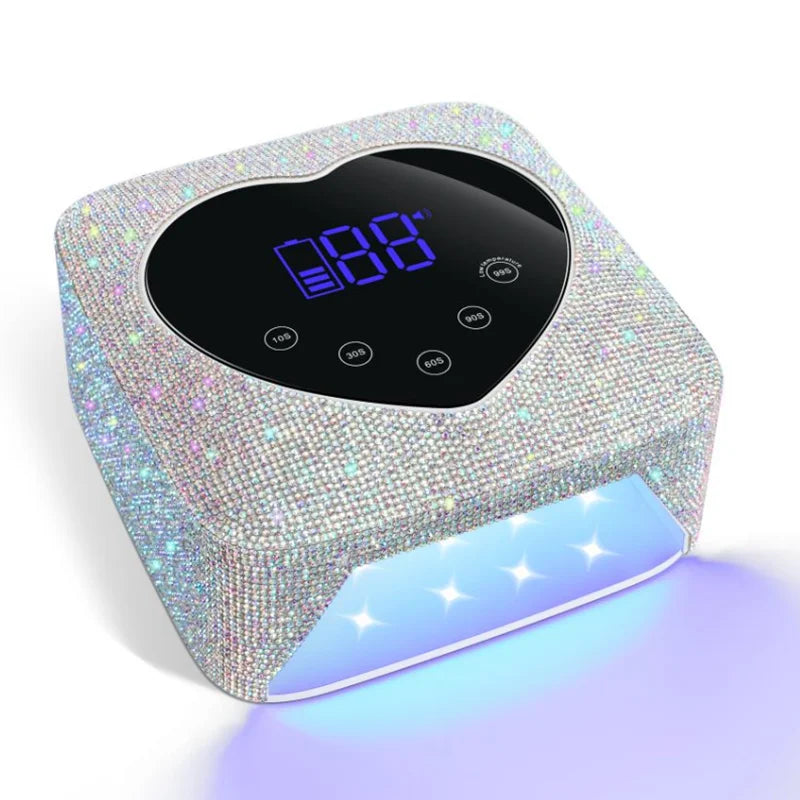 Saysally 72W Rechargeable UV LED Nail Lamp Cordless