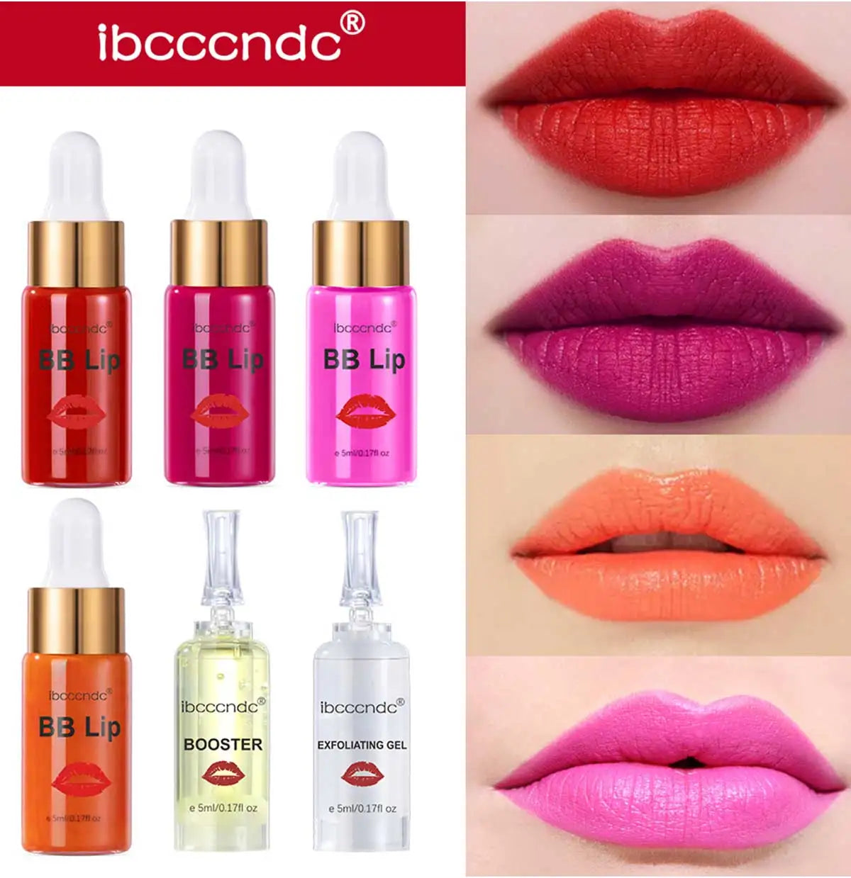 Ibcccndc Korea Glow BB Lips Ampoule Serum Starter Lip Gloss