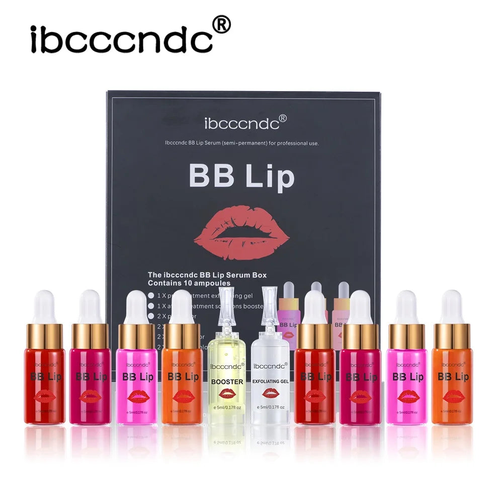 Ibcccndc Korea Glow BB Lips Ampoule Serum Starter Lip Gloss