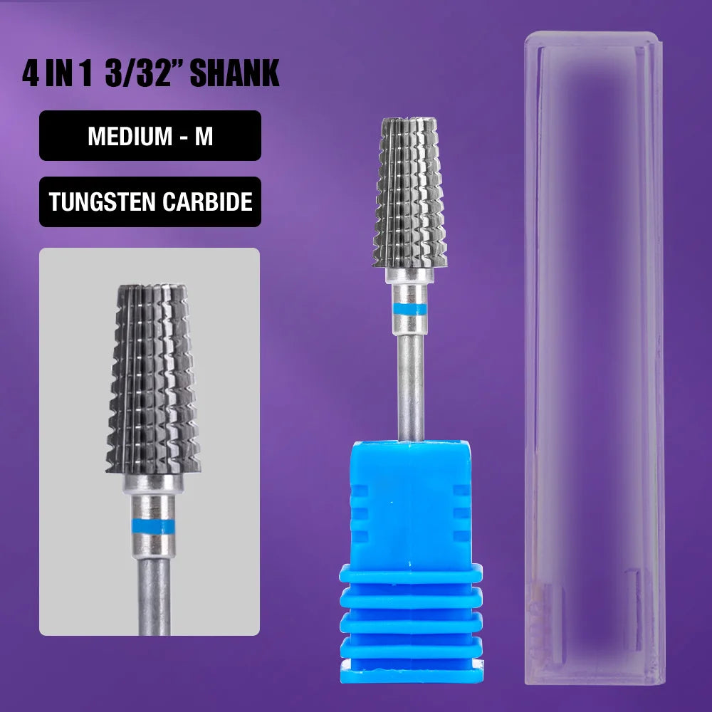 Stainless Steel Nail Drill Bit for Manicure Pedicure Tools