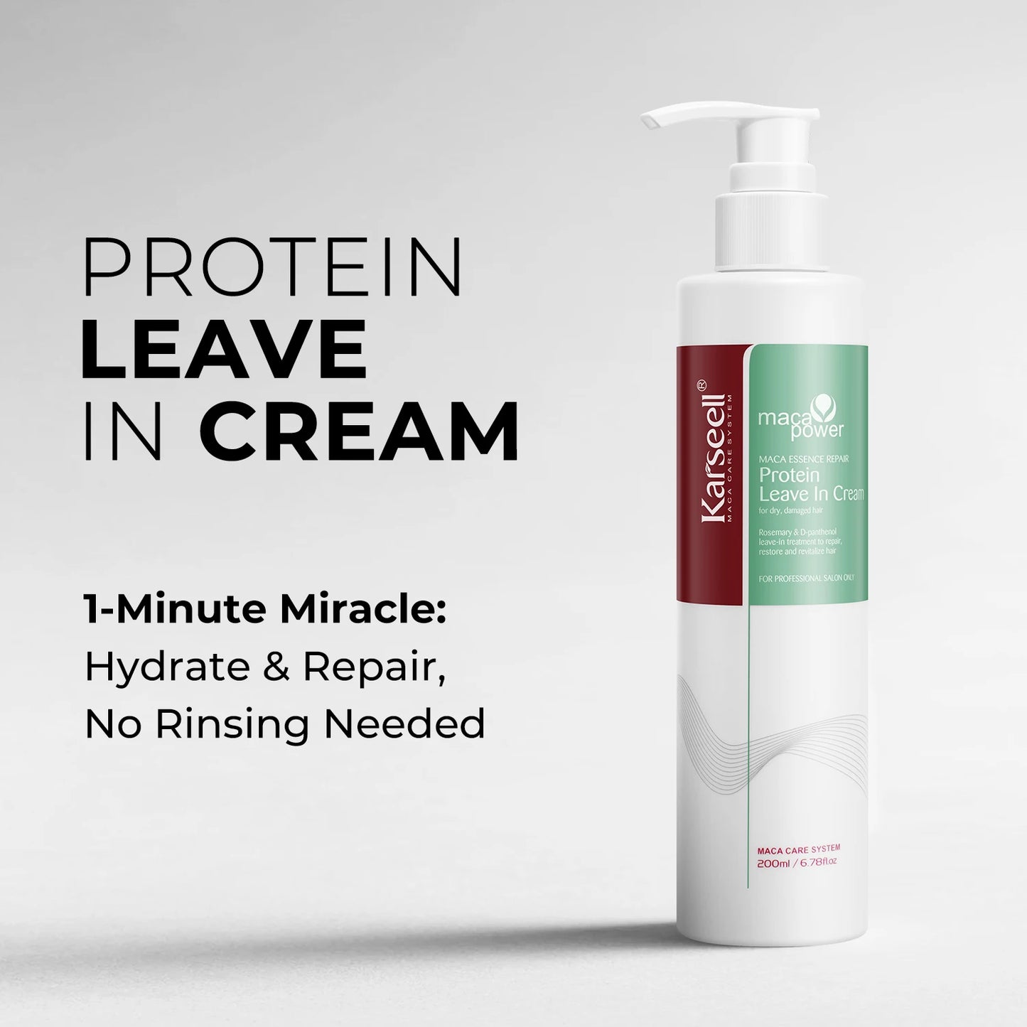 Karseell Protein Leave In Cream Conditioner For All Hair