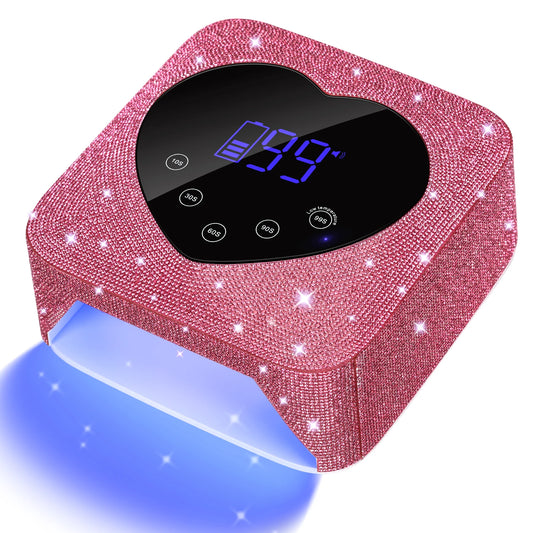 Saysally 72W Rechargeable UV LED Nail Lamp Cordless
