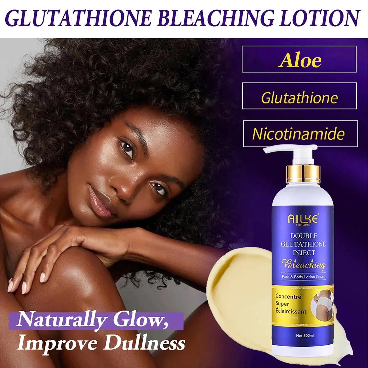 AILKE Glutathione 5 in 1 Women Skin Care Kit Deluxe