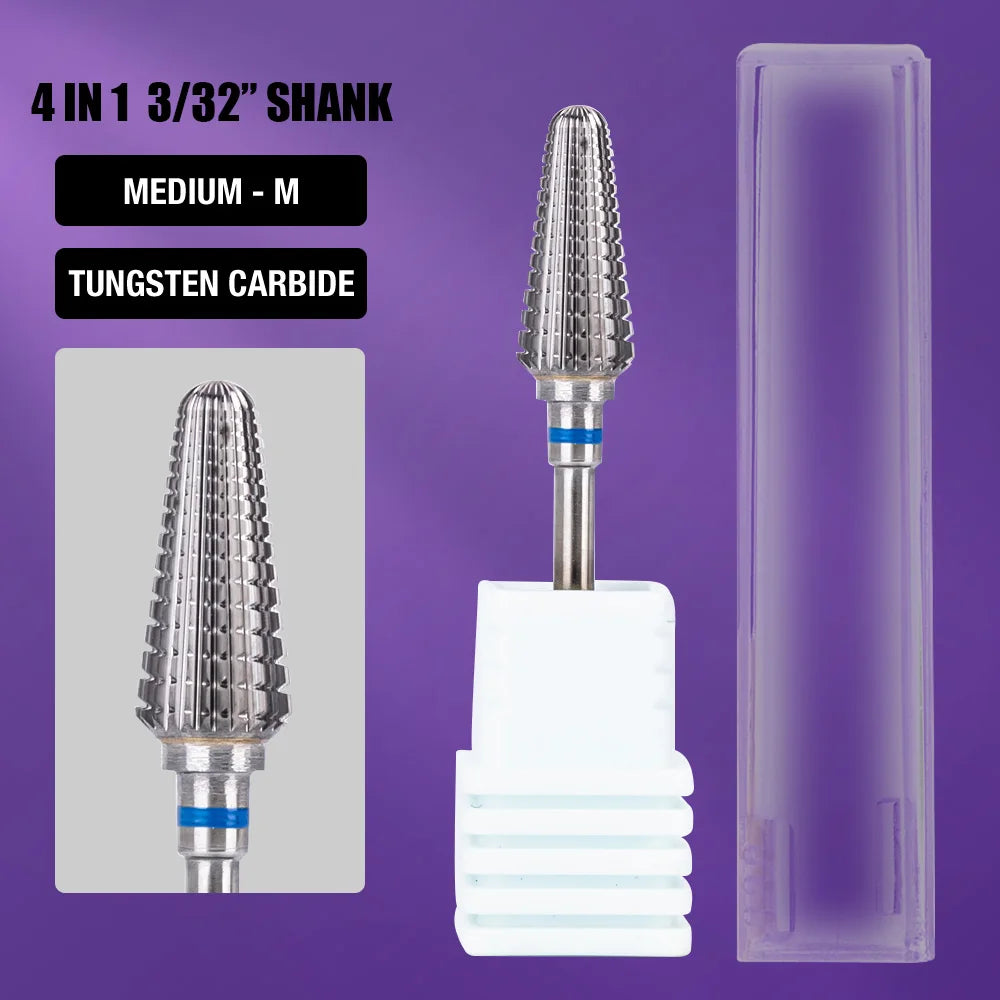 Stainless Steel Nail Drill Bit for Manicure Pedicure Tools