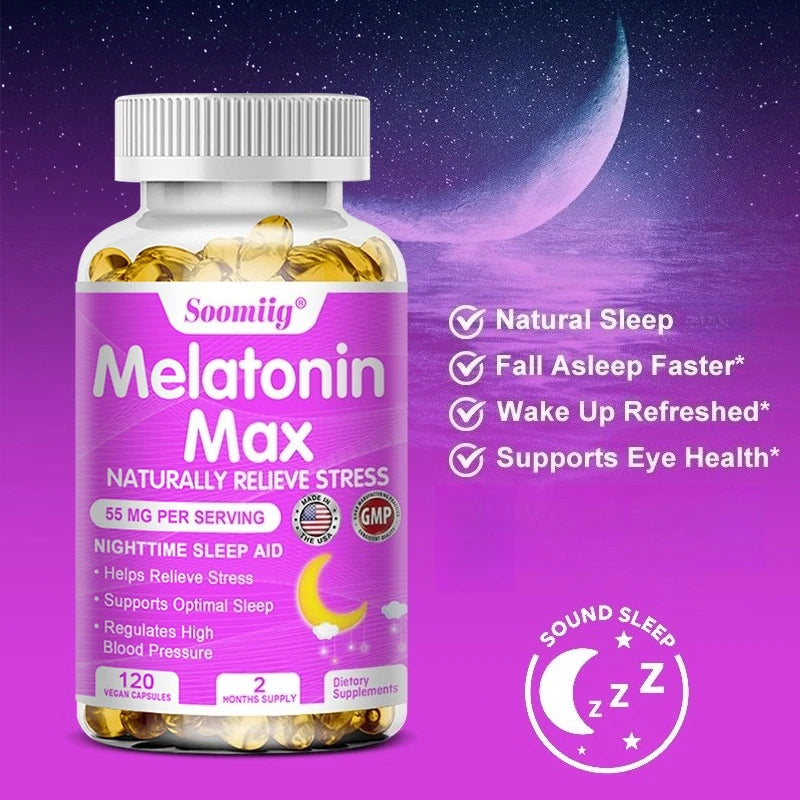 Soomiig Melatonin 55mg With Msm Zinc Vitamin D3 And B6