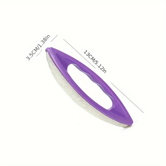 2Pcs Nail Buffer Polish Tool Set Made From Sheep Leather For Buffing