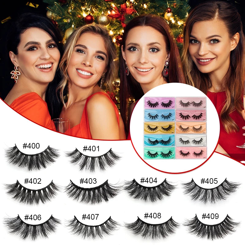 YSDO 3D Mink Strip Eyelashes Natural Soft False Lashes