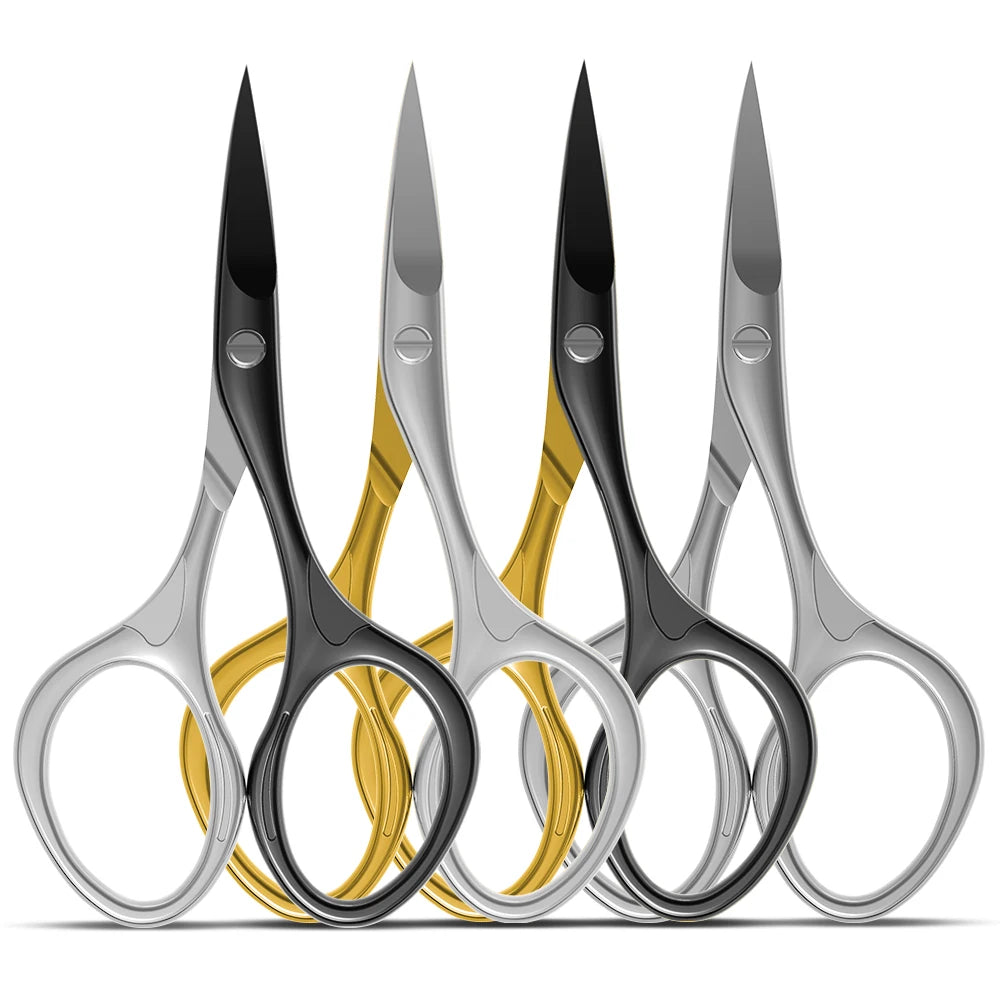 Beaut Nicole Nail Scissors Curved Blade Stainless Steel Pedicure Tools