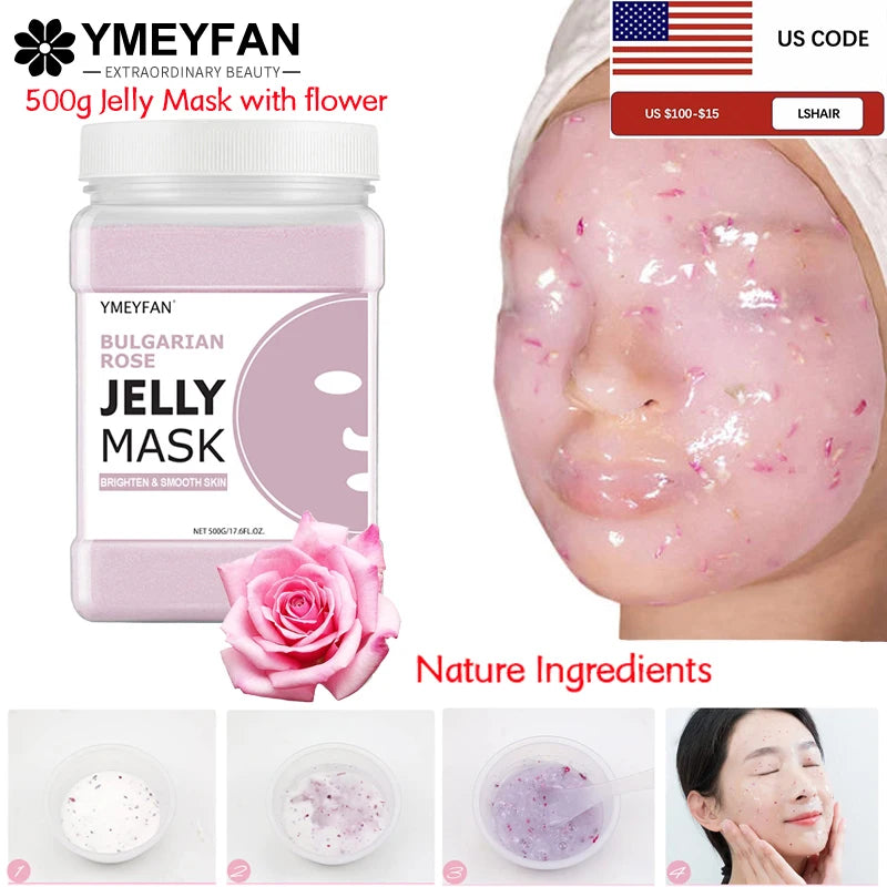 YMEYFAN Jelly Face Mask Gel for Hydration and Whitening