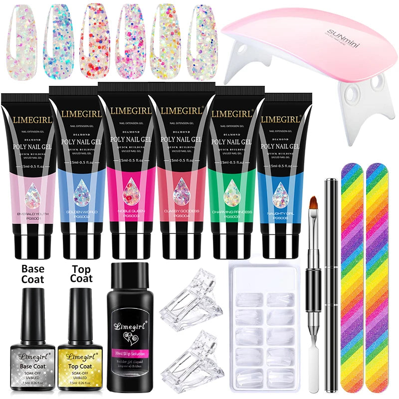 Limegirl Acrylic Manicure Kit UV LED Gel Varnish Set