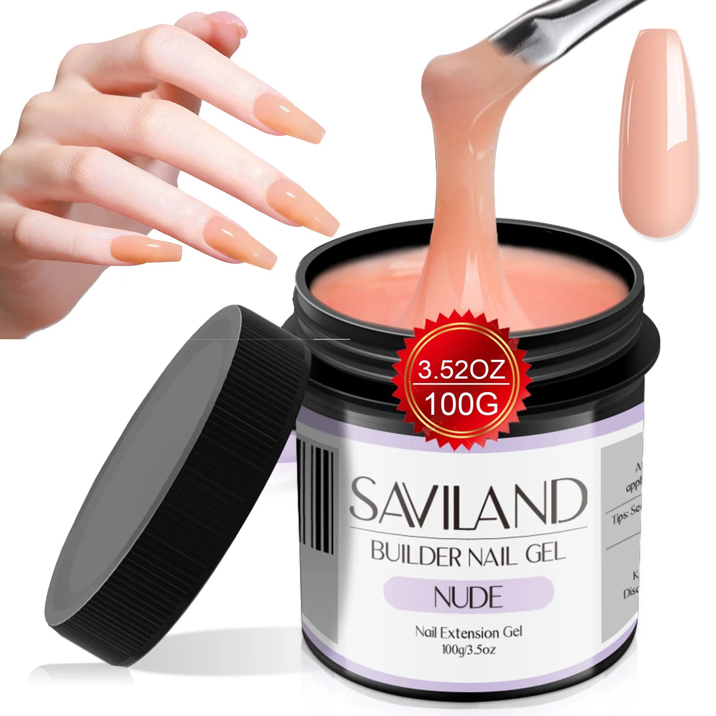 Saviland Builder Nail Gel For Nail Extensions Soak Off UV