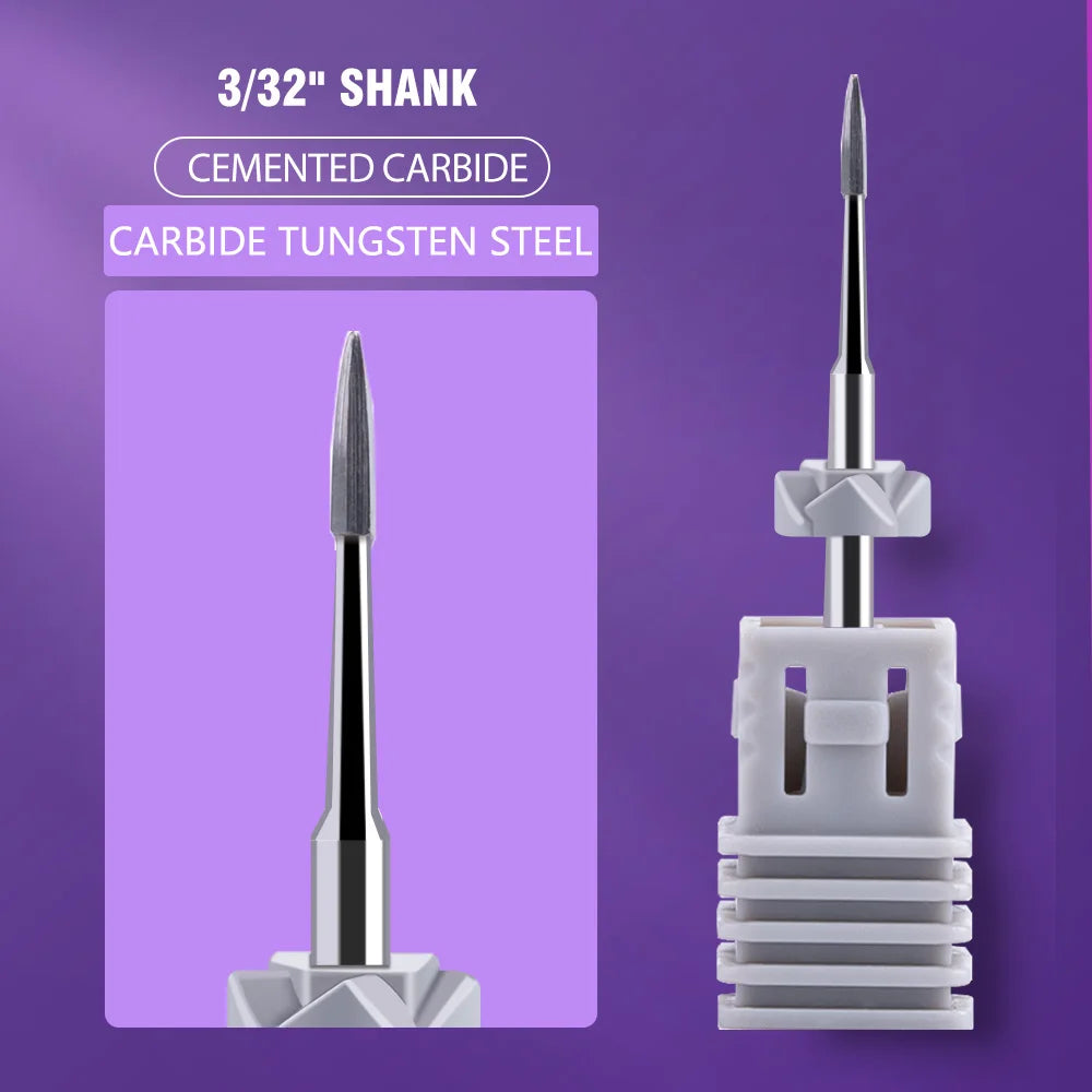 Stainless Steel Nail Drill Bit for Manicure Pedicure Tools