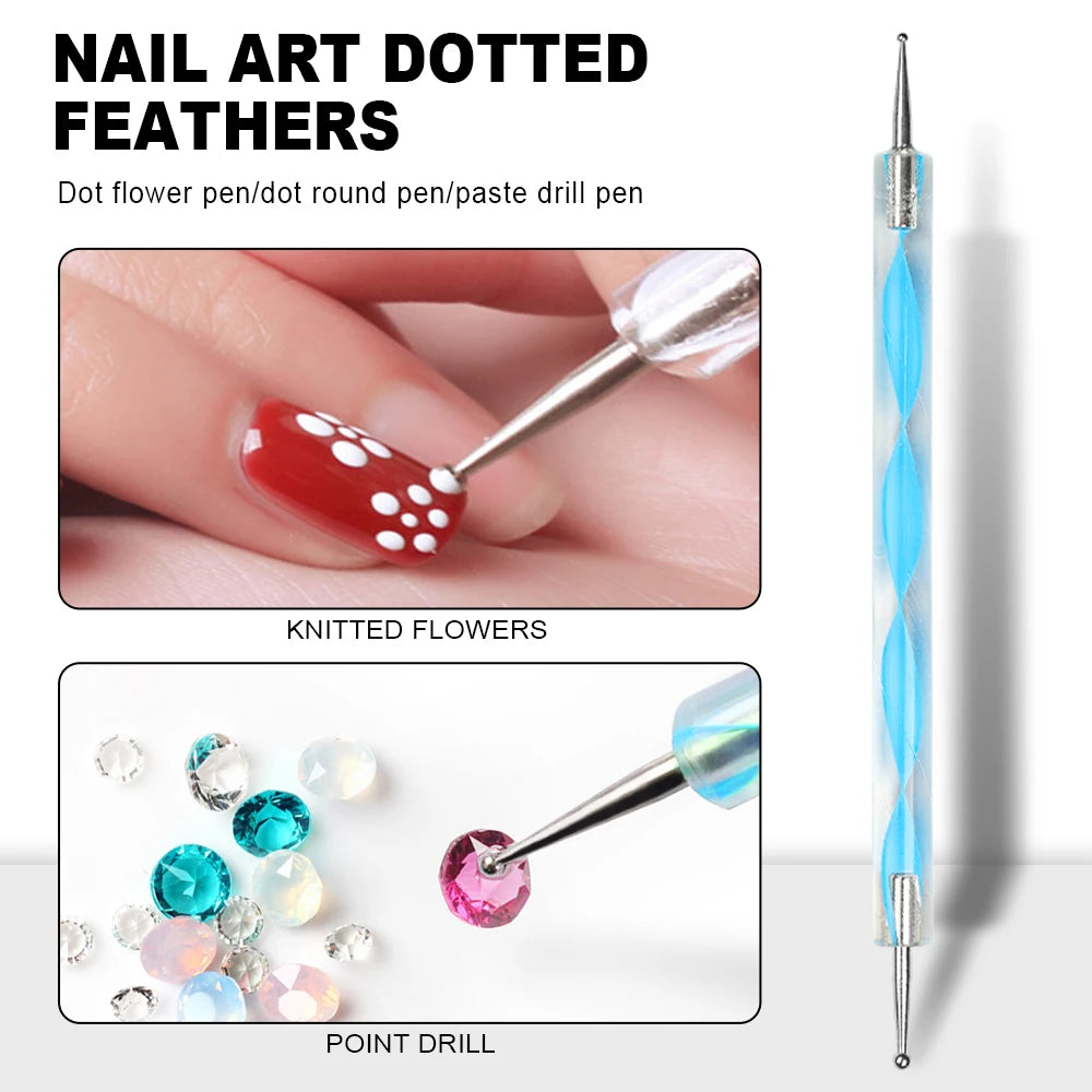 Acrylic Nail Kit for Beginners Powder and Liquid Set with Brushes