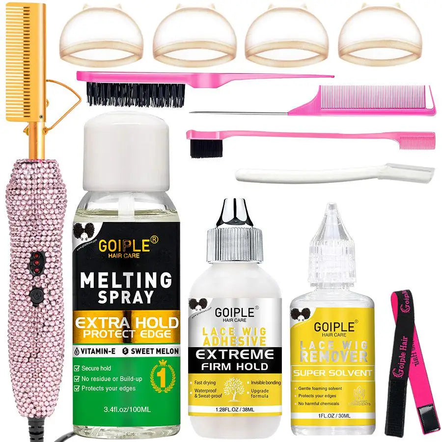 Electric Hot Comb Straightener Brush With Curler For Natural Hair