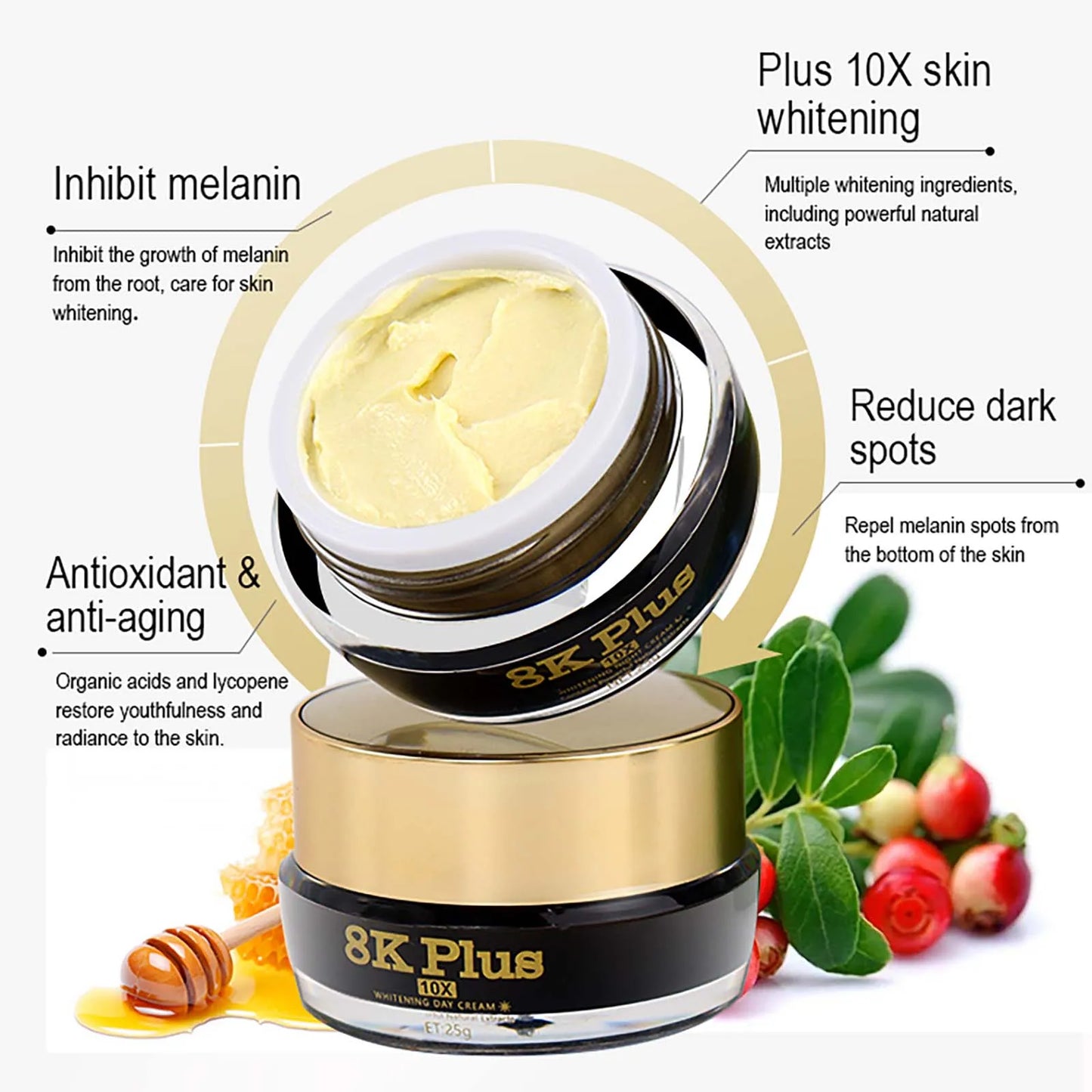 AILKE Whitening Face Cream for Dark Spots and Even Tone