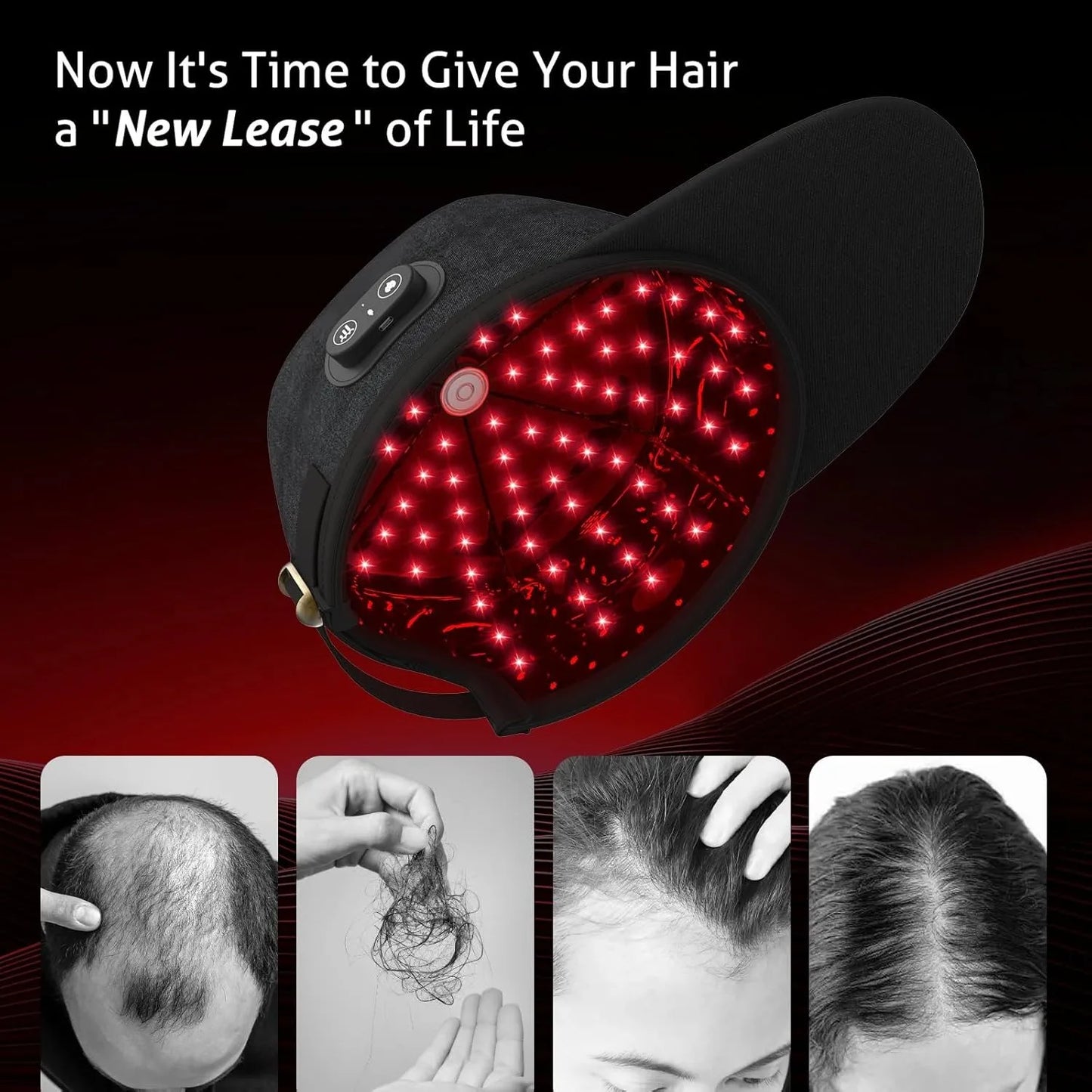 Wireless Laser Cap For Hair Growth LLLT Hair Loss Treatment