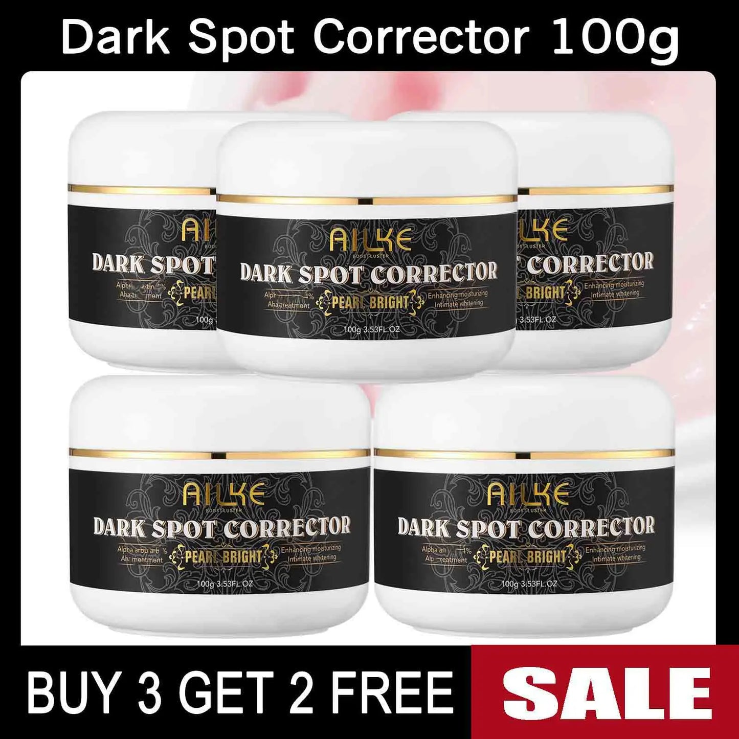 AILKE Collagen Skin Care Set Whitening Freckle Dark Spots