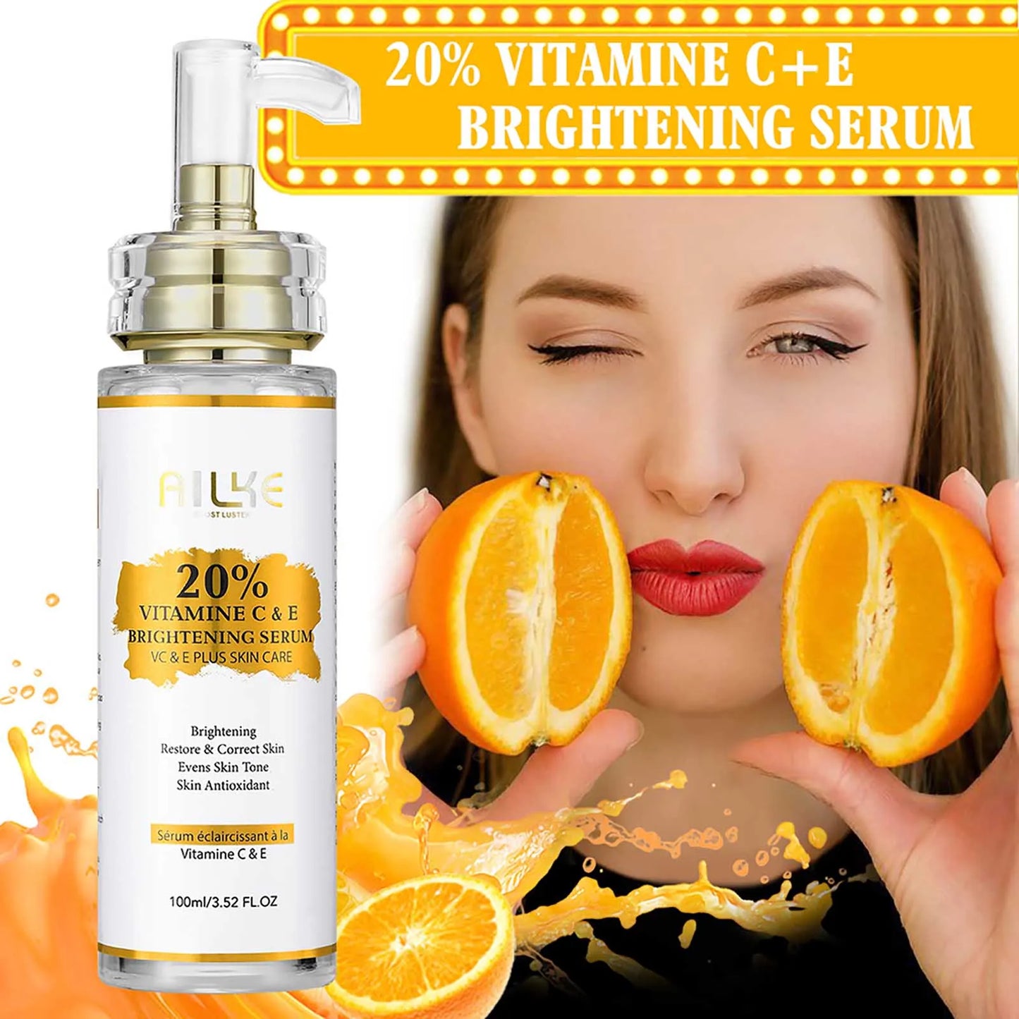 AILKE Vitamin C Skin Care Kit Brightening Set