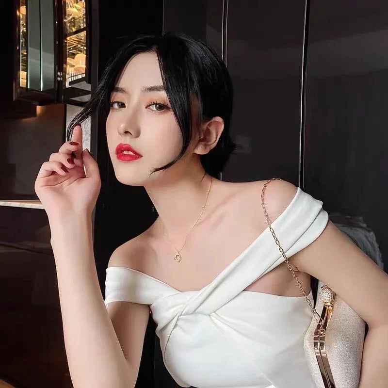 Cross Rotating 925 Sterling Silver Pendant Necklace With Gold Plating