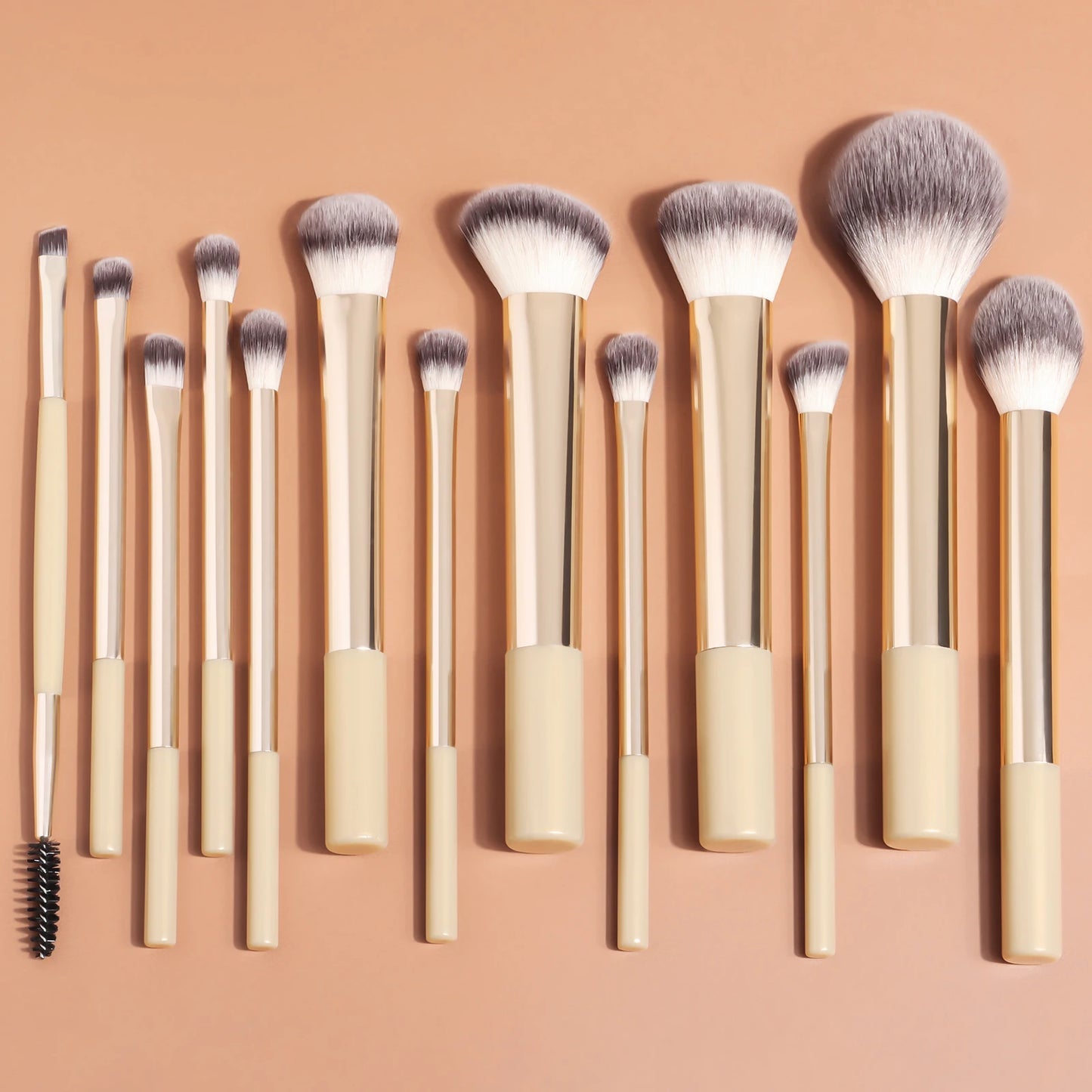 13 Piece Makeup Brush Set For Face Foundation Concealer Blush