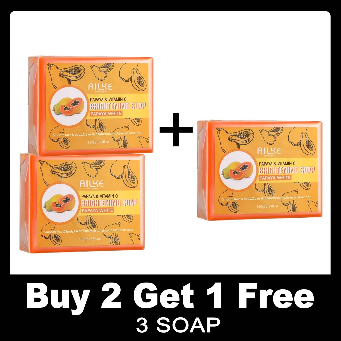 AILKE Kojic Acid Soap For Hyperpigmentation And Brighter Skin