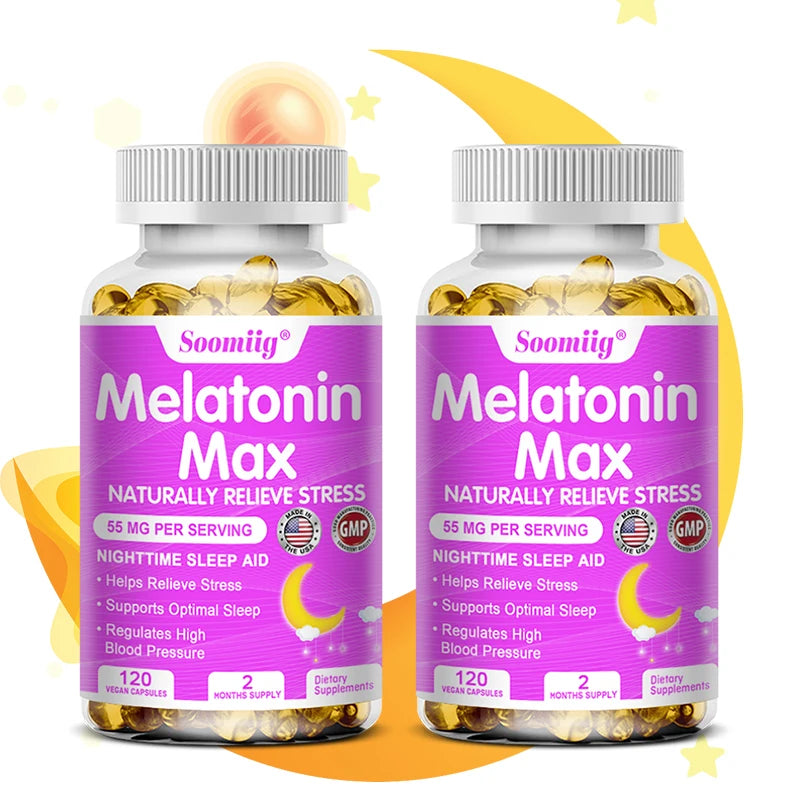 Soomiig Melatonin 55mg With Zinc Vitamin D3 And B6