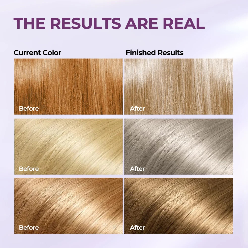 Karseell Purple Hair Mask Shampoo Neutralizes Brass Tones For Blonde Hair